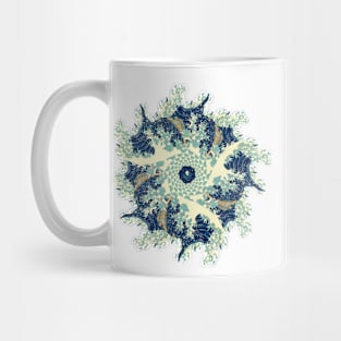 Centering, Great Wave Mandala Mug